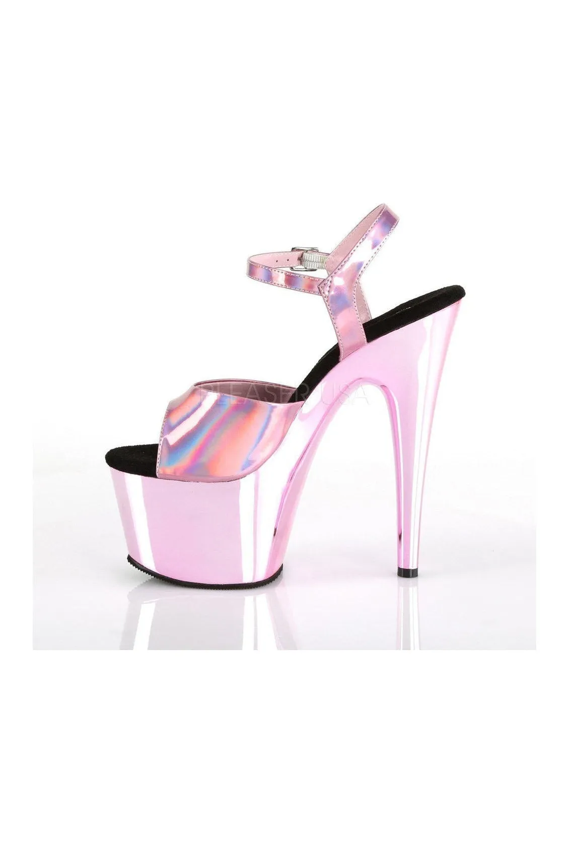 ADORE-709HGCH Platform Sandal  | Pink Patent
