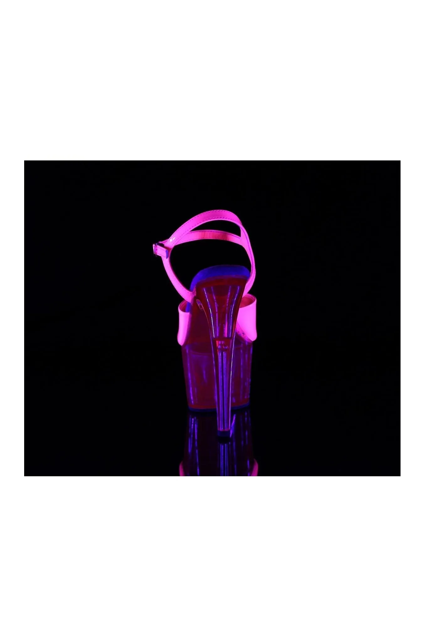 ADORE-709UVT Fuchsia Patent Sandal