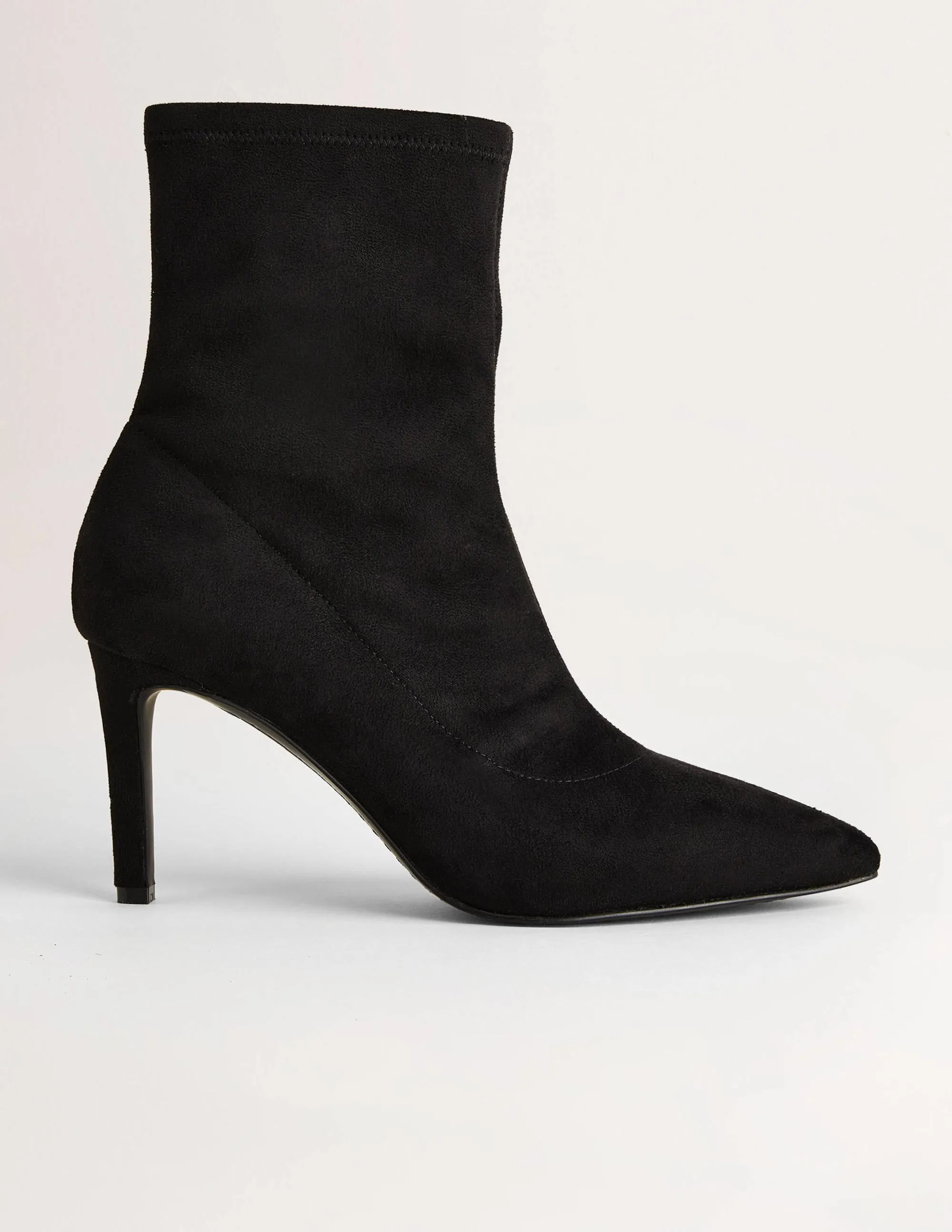 Ankle Stretch Boots-Black