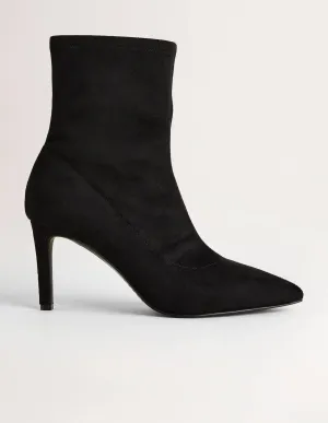 Ankle Stretch Boots-Black