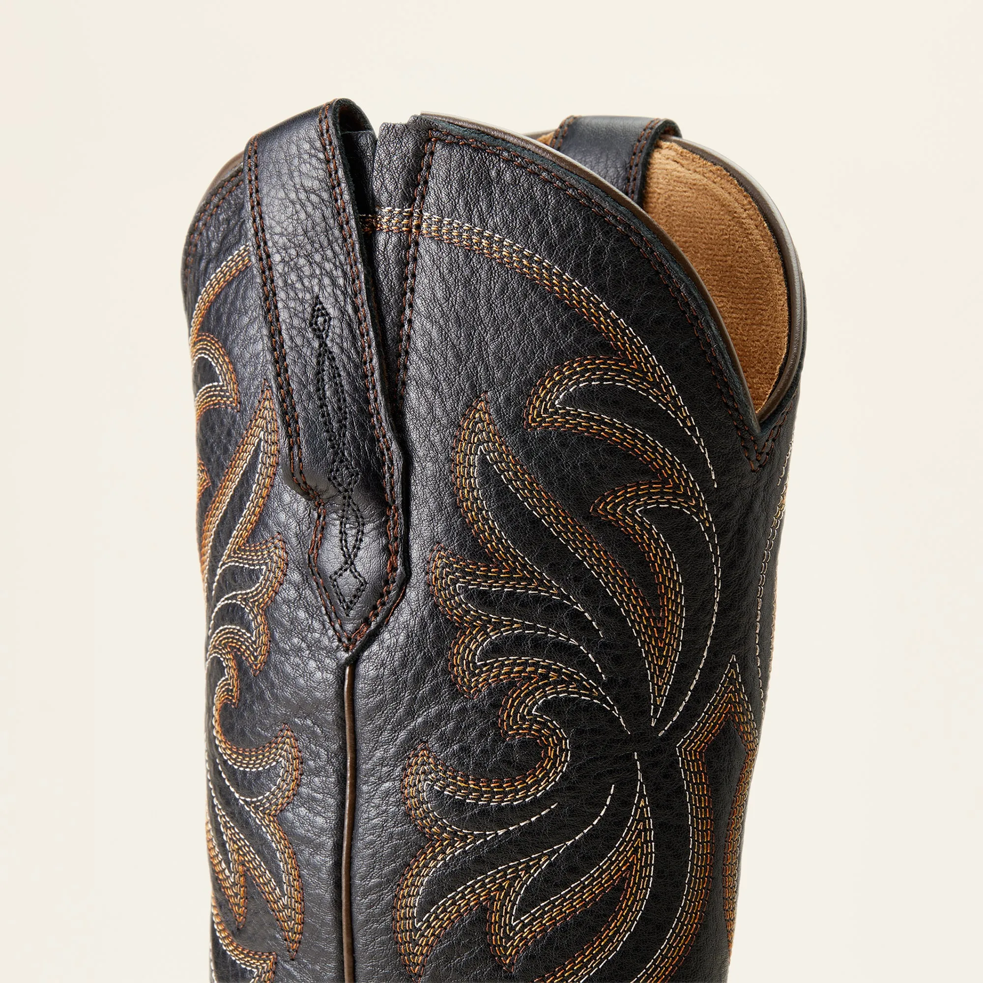 Ariat Ladies 10051050 Heritage J Toe Stretch Fit Black Deertan Western Boot