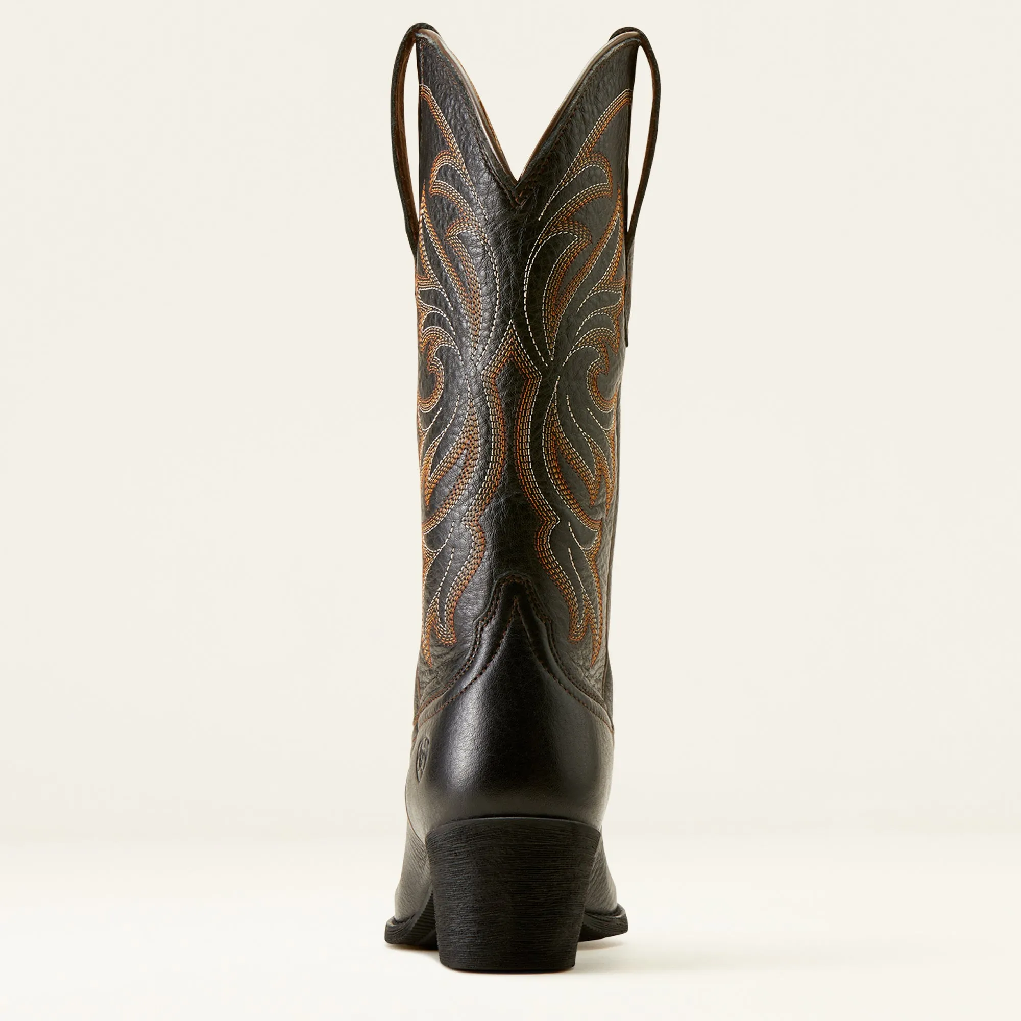 Ariat Ladies 10051050 Heritage J Toe Stretch Fit Black Deertan Western Boot