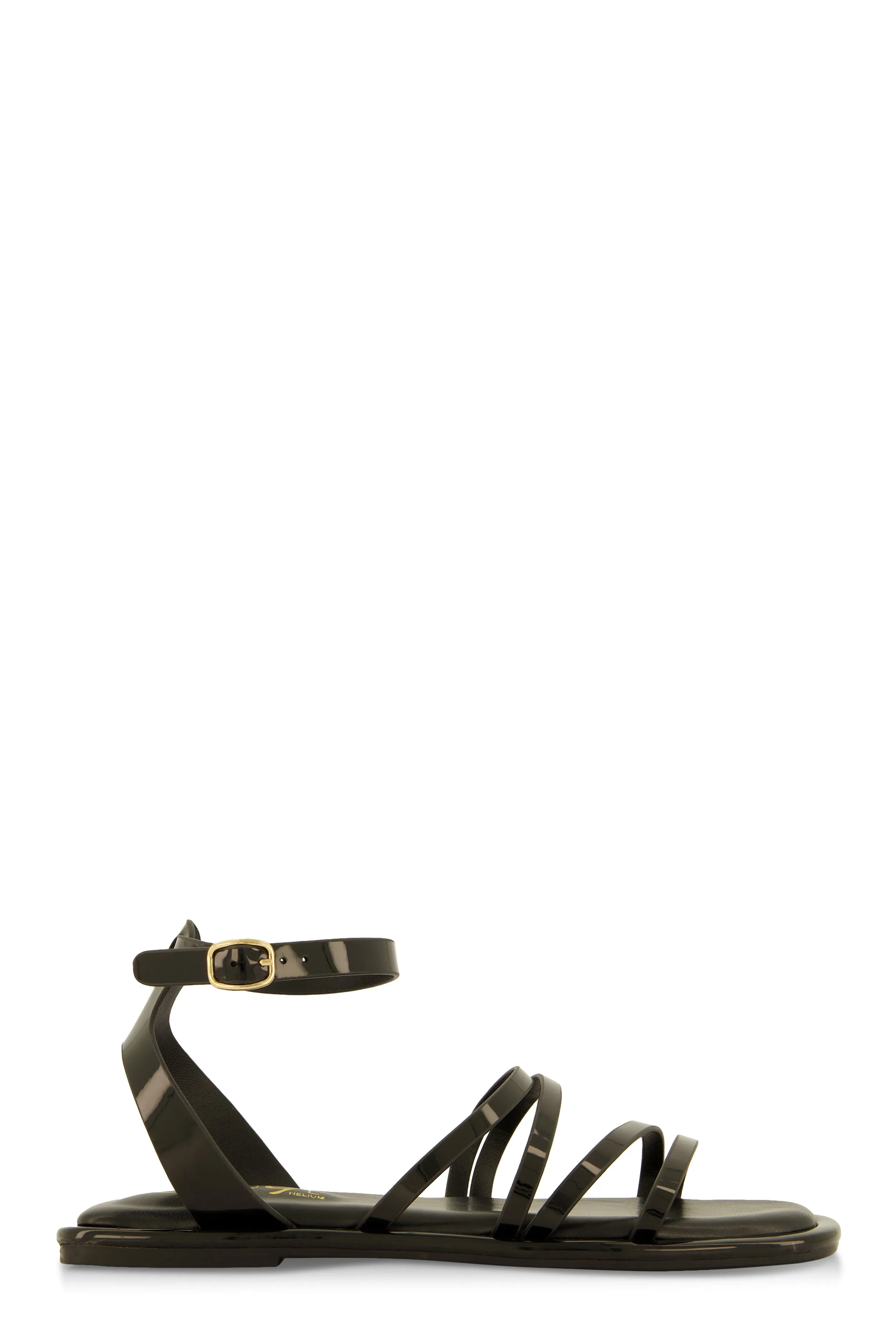 Asymmetrical Strappy Flat Sandals