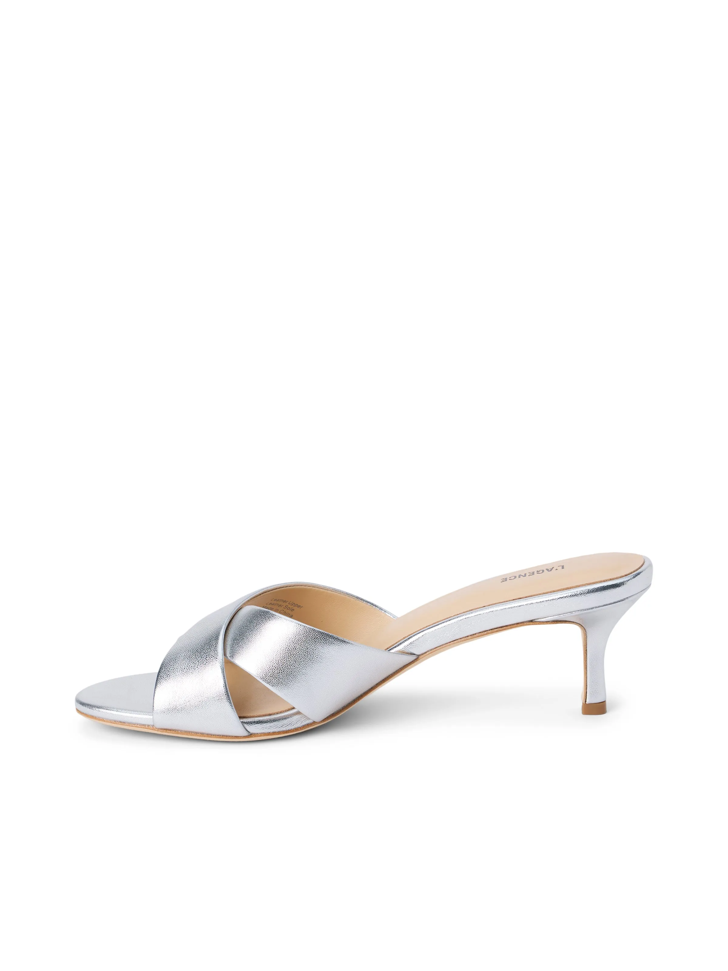 Aveline Kitten-Heel Sandal