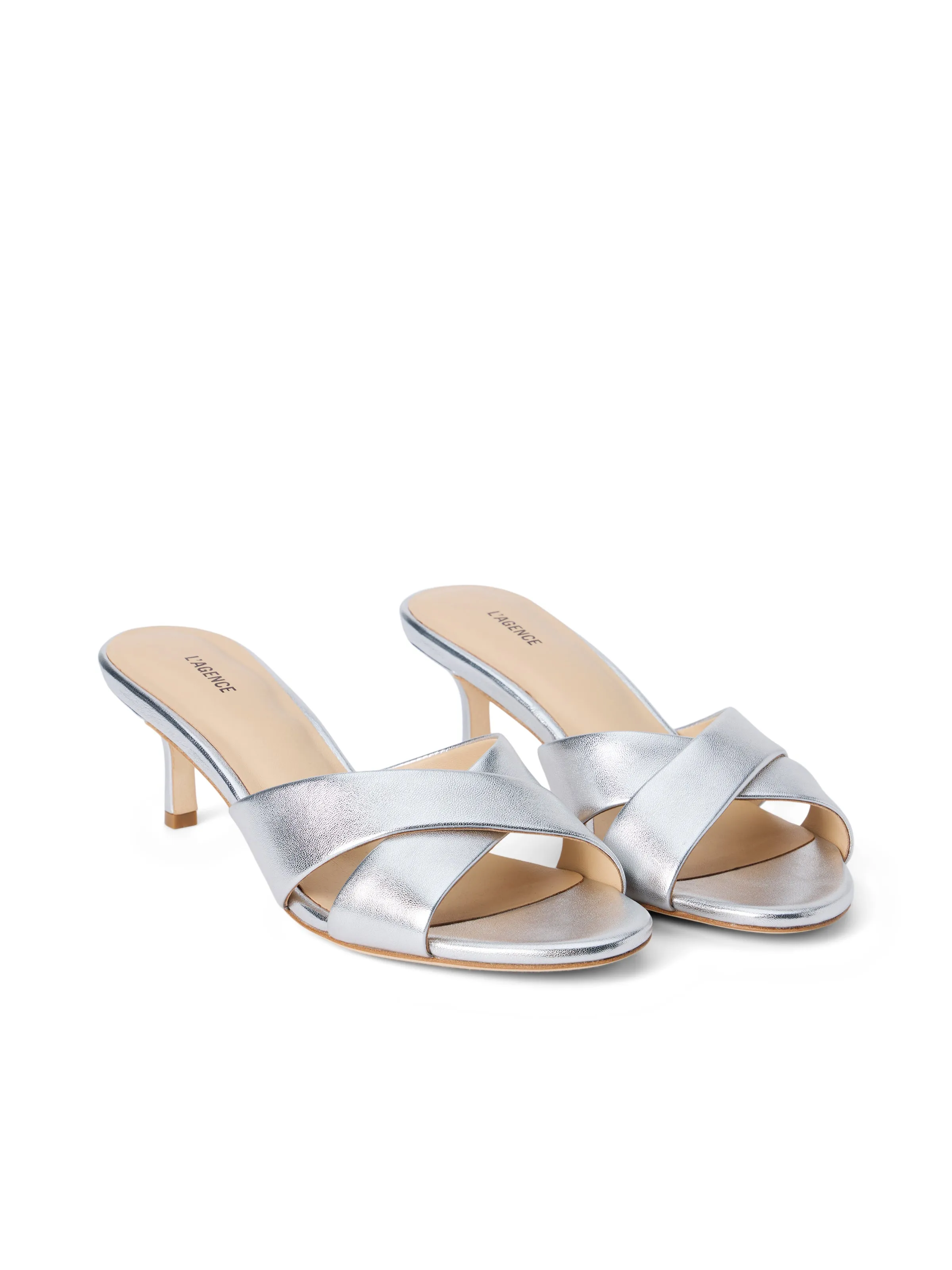 Aveline Kitten-Heel Sandal