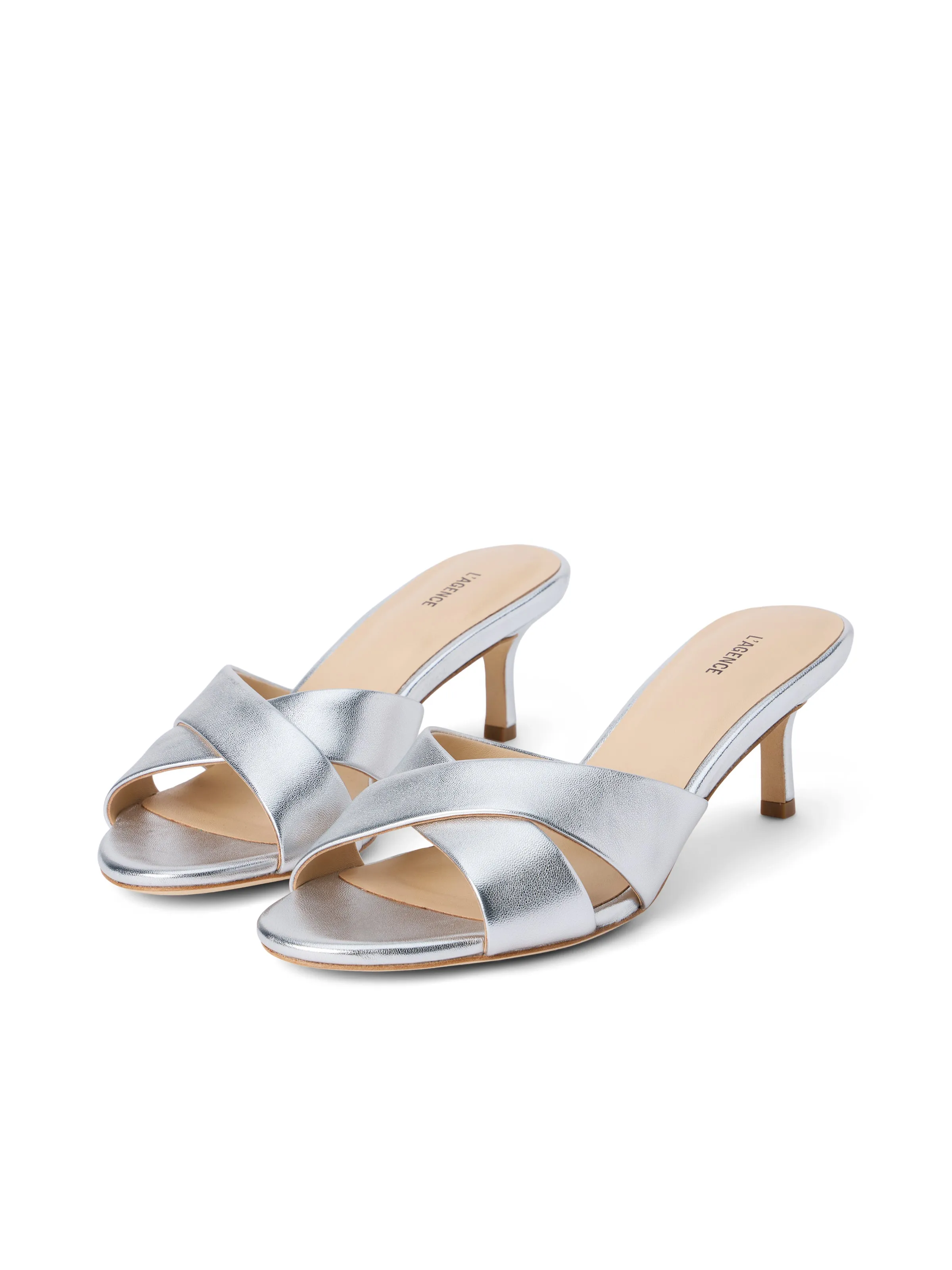 Aveline Kitten-Heel Sandal