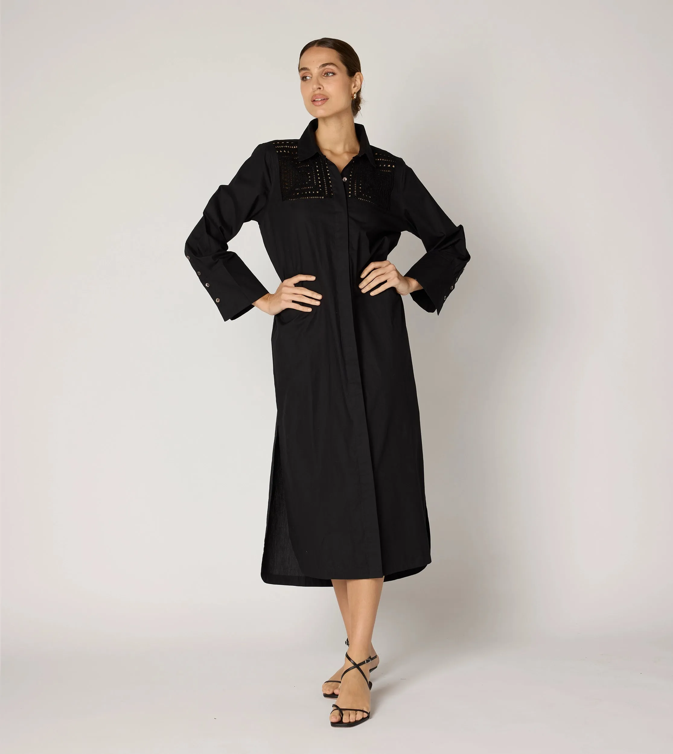 Bailey Midi Dress | Black