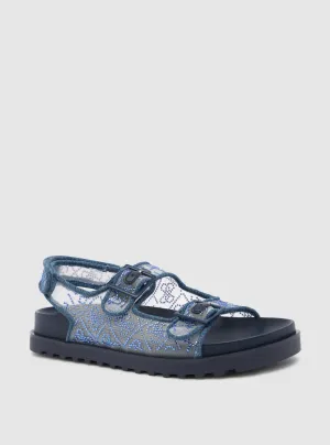 Blue Frella Sandals