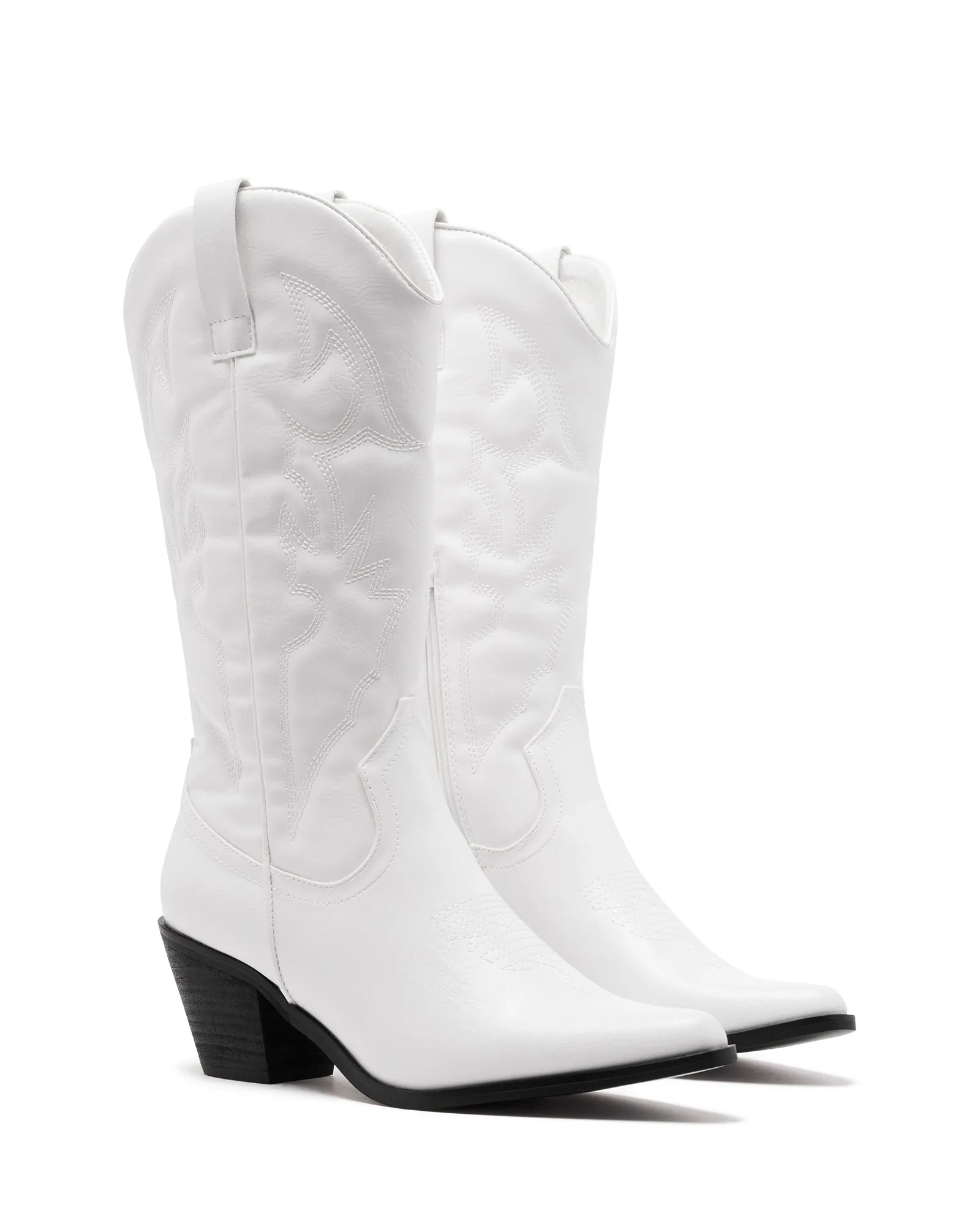 Clayton Cowboy Boot White