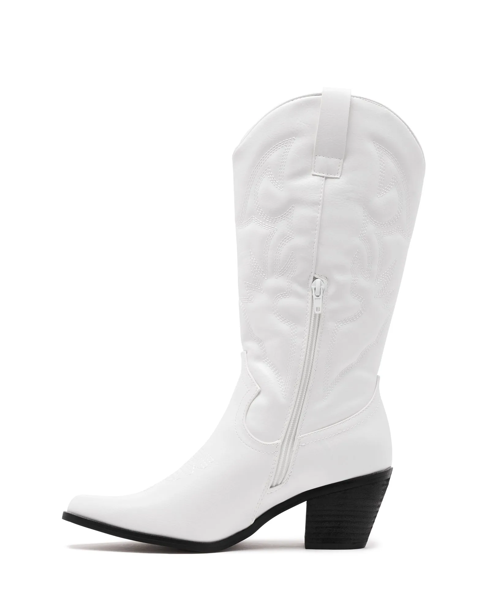 Clayton Cowboy Boot White