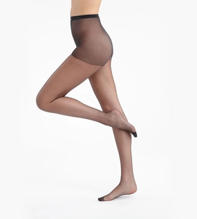 Collant voile transparent noir Mes Essentiels de DIM 15D