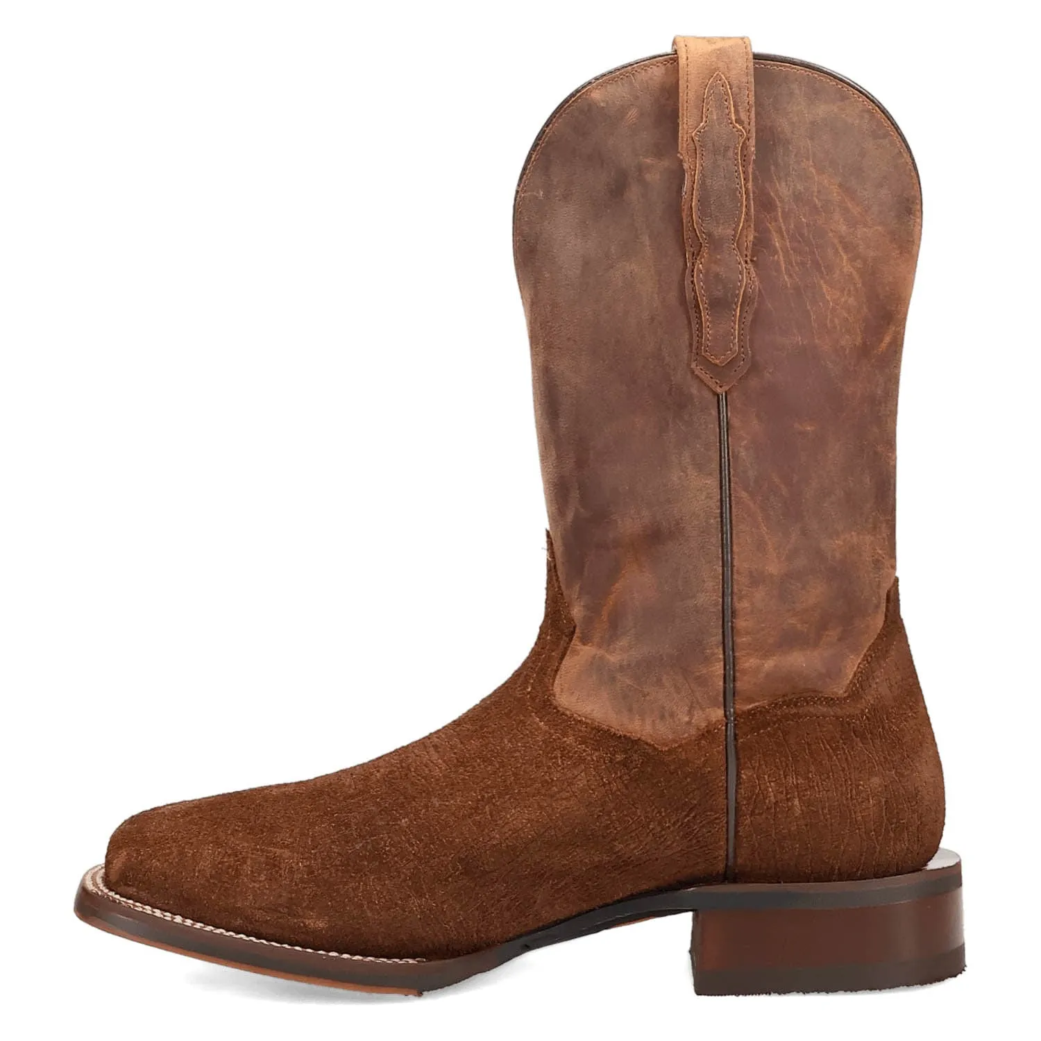 Dan Post Mens Snyder Tan/Brown Leather Cowboy Boots