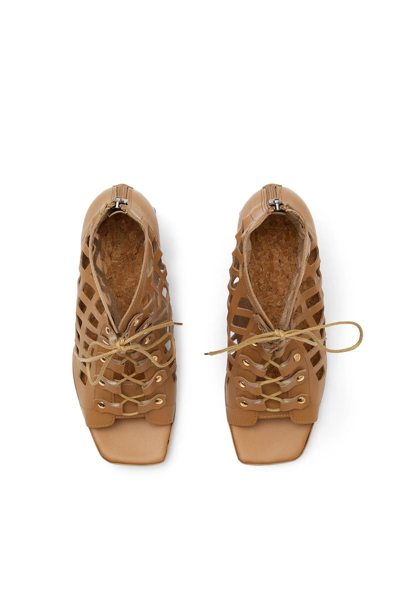 Dance Your Way Vegan Mushroom Leather Block Heels | Toffi