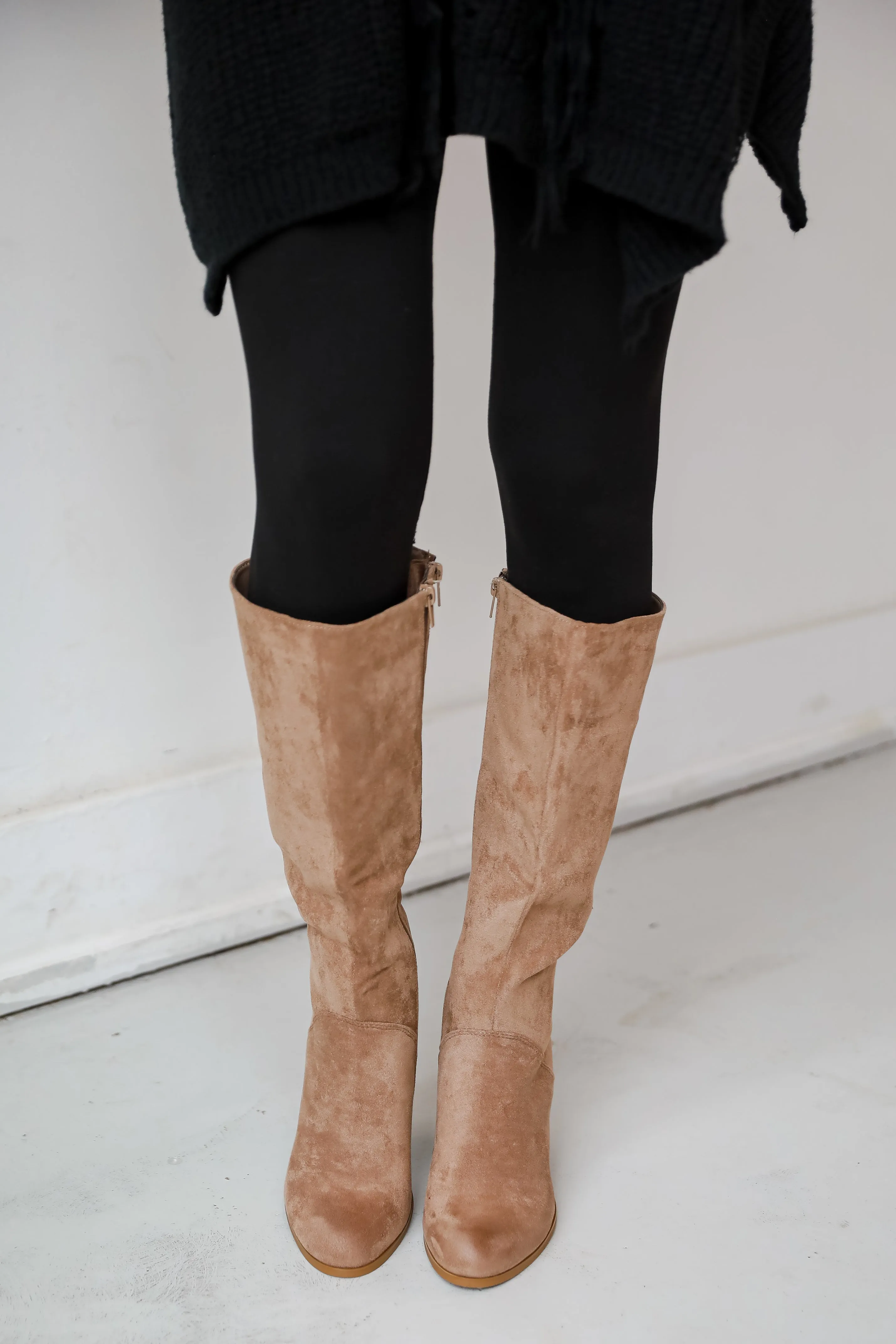 FINAL SALE - It's Been Real Taupe Suede Boots