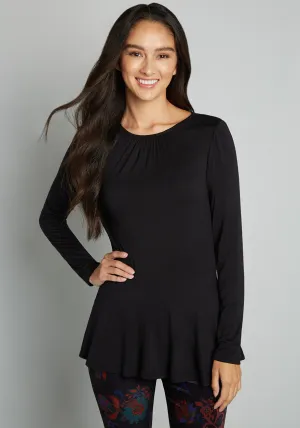 Full Of Purpose Peplum Top