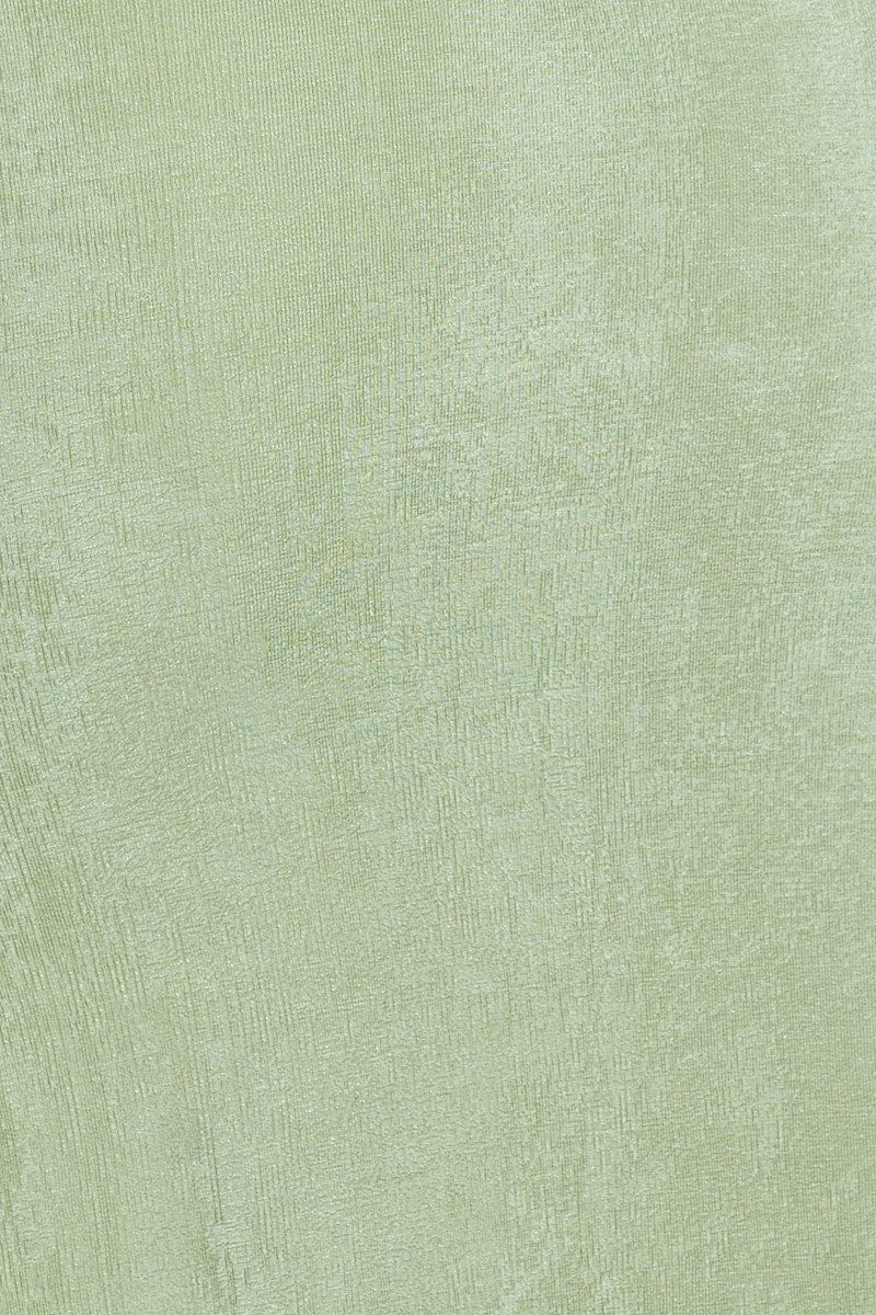Green Bodycon Dress Long Sleeve Evening