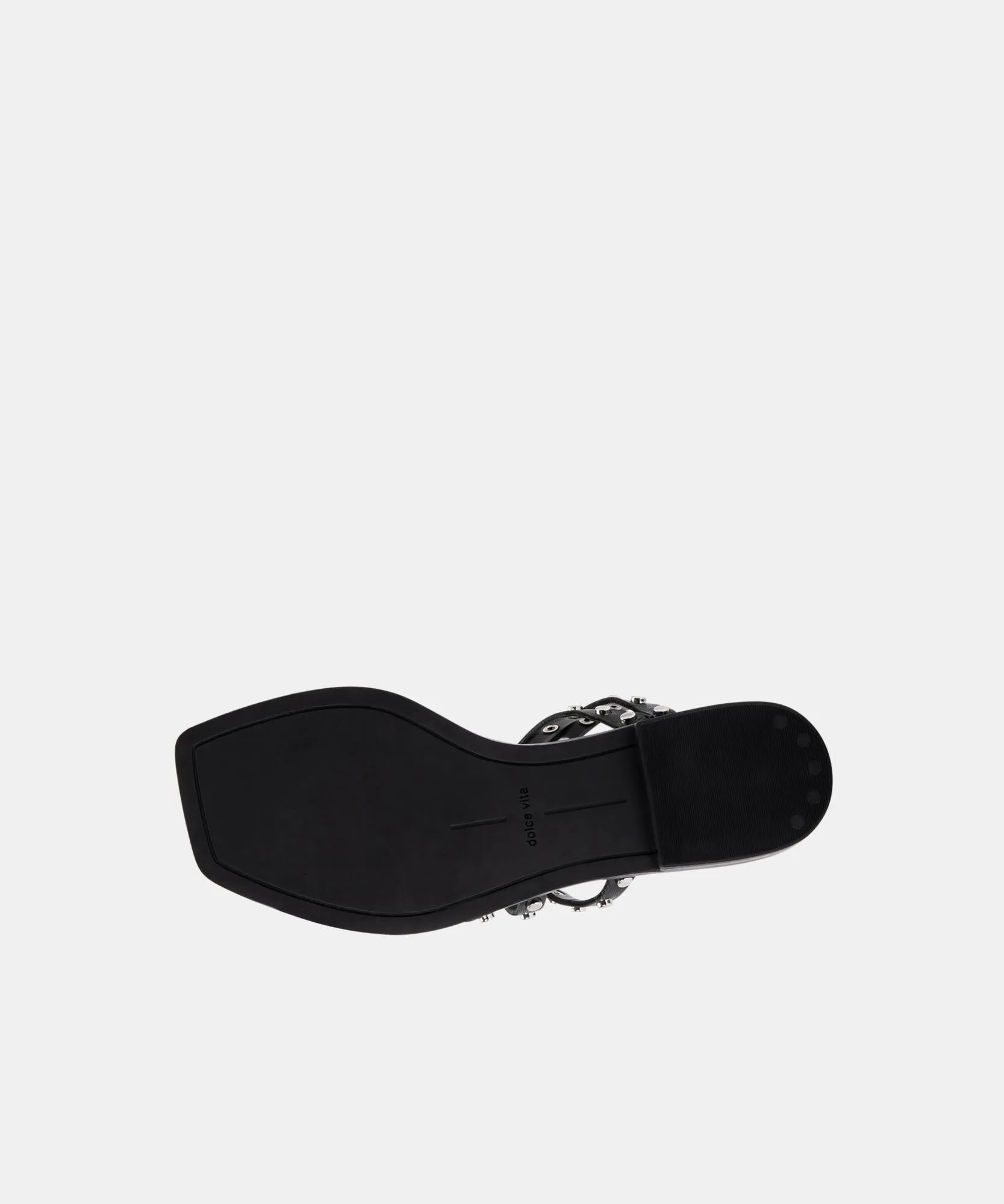 IZABEL STUDDED SANDALS BLACK STELLA - re:vita