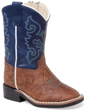 Jama Old West Toddler Square Toe Cowboy Boots BSI1928