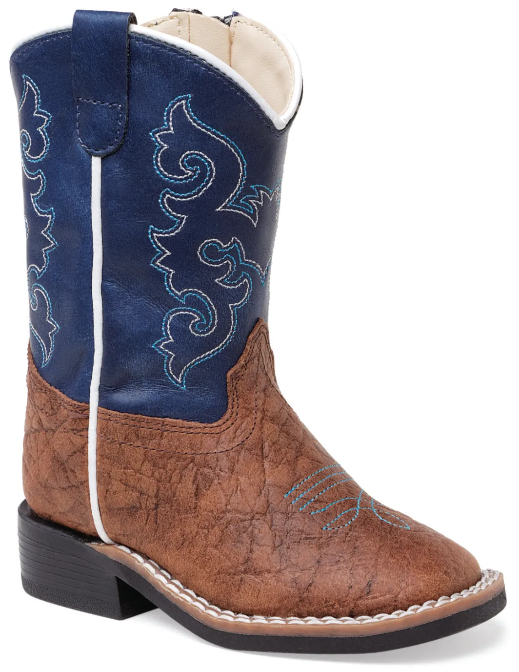 Jama Old West Toddler Square Toe Cowboy Boots BSI1928