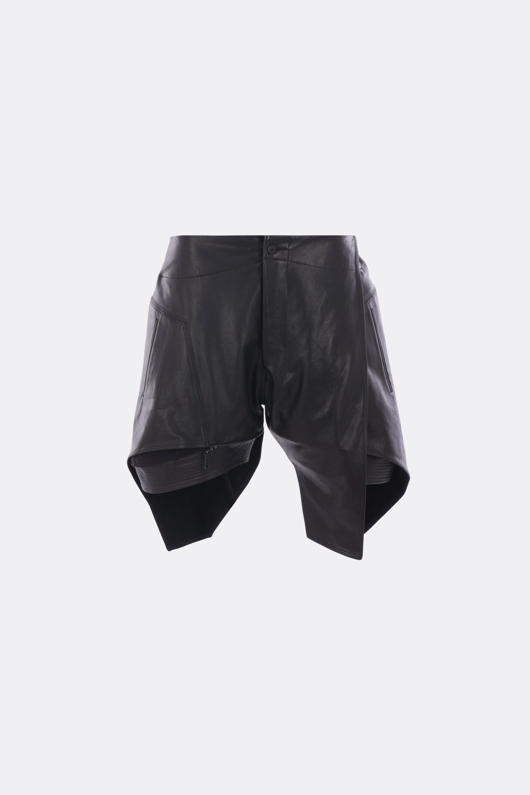 leather and canvas trousers