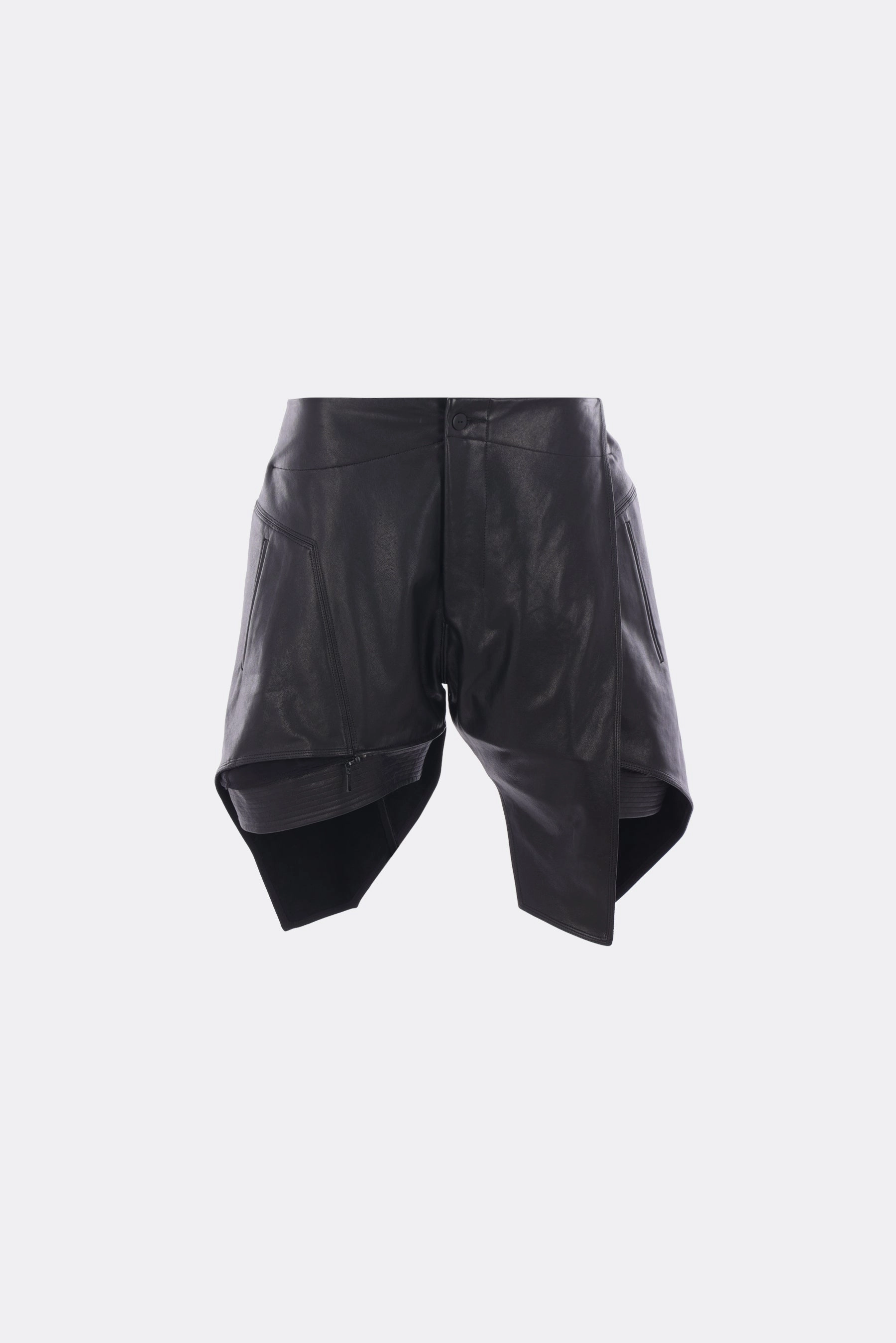 leather and canvas trousers