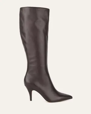 LOTUS KNEE BOOTS BITTER CHOC LEATHER