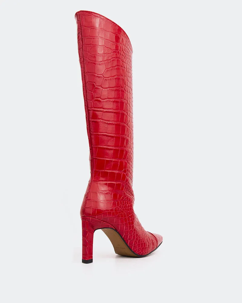 Monarque Red Leather