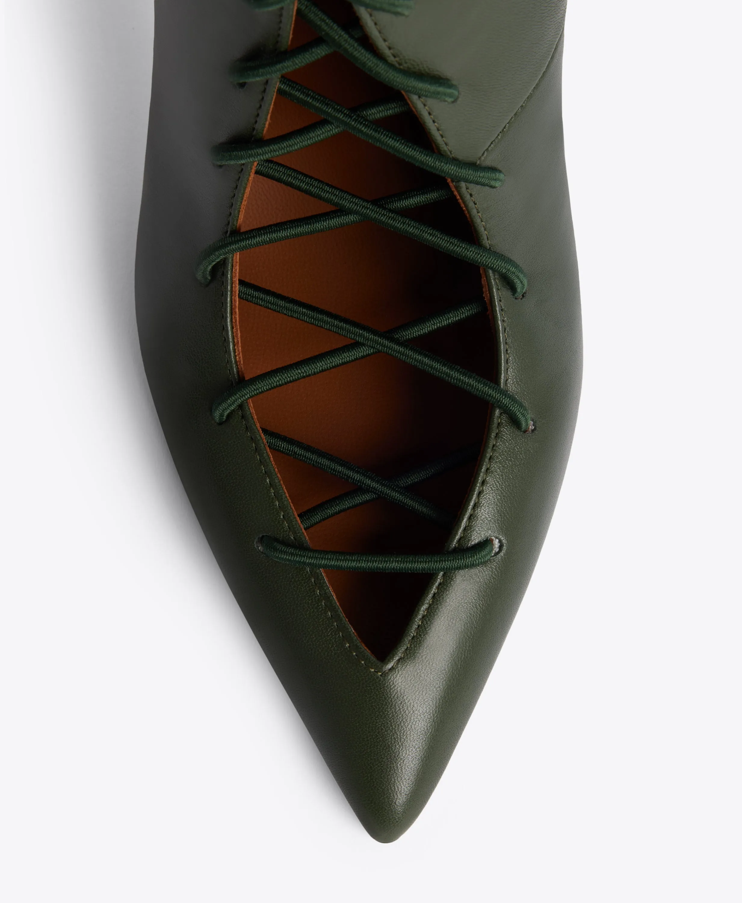 Montana 100 Green Leather & Suede Ankle Boots