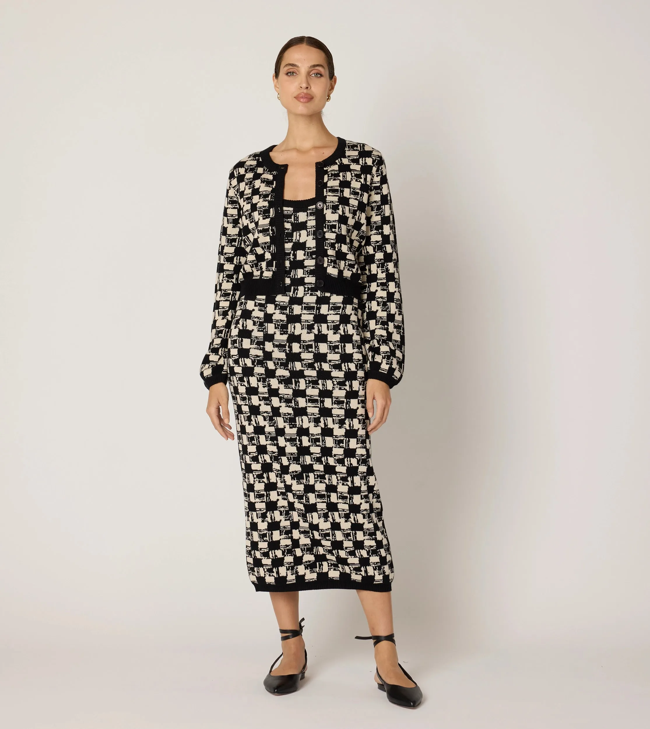 Payton Midi Dress | Biarritz Black