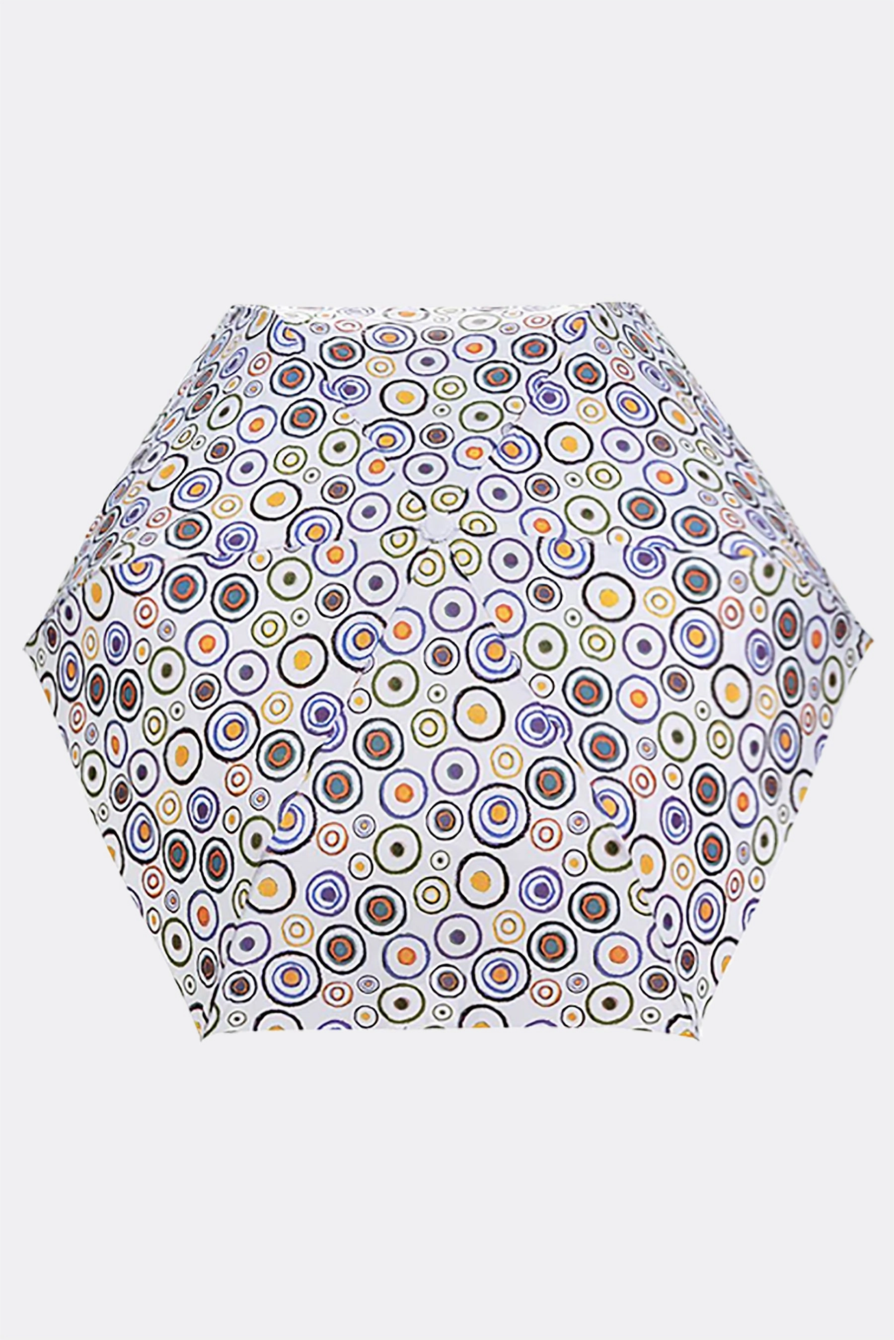pocket umbrella in nylon with bubble print