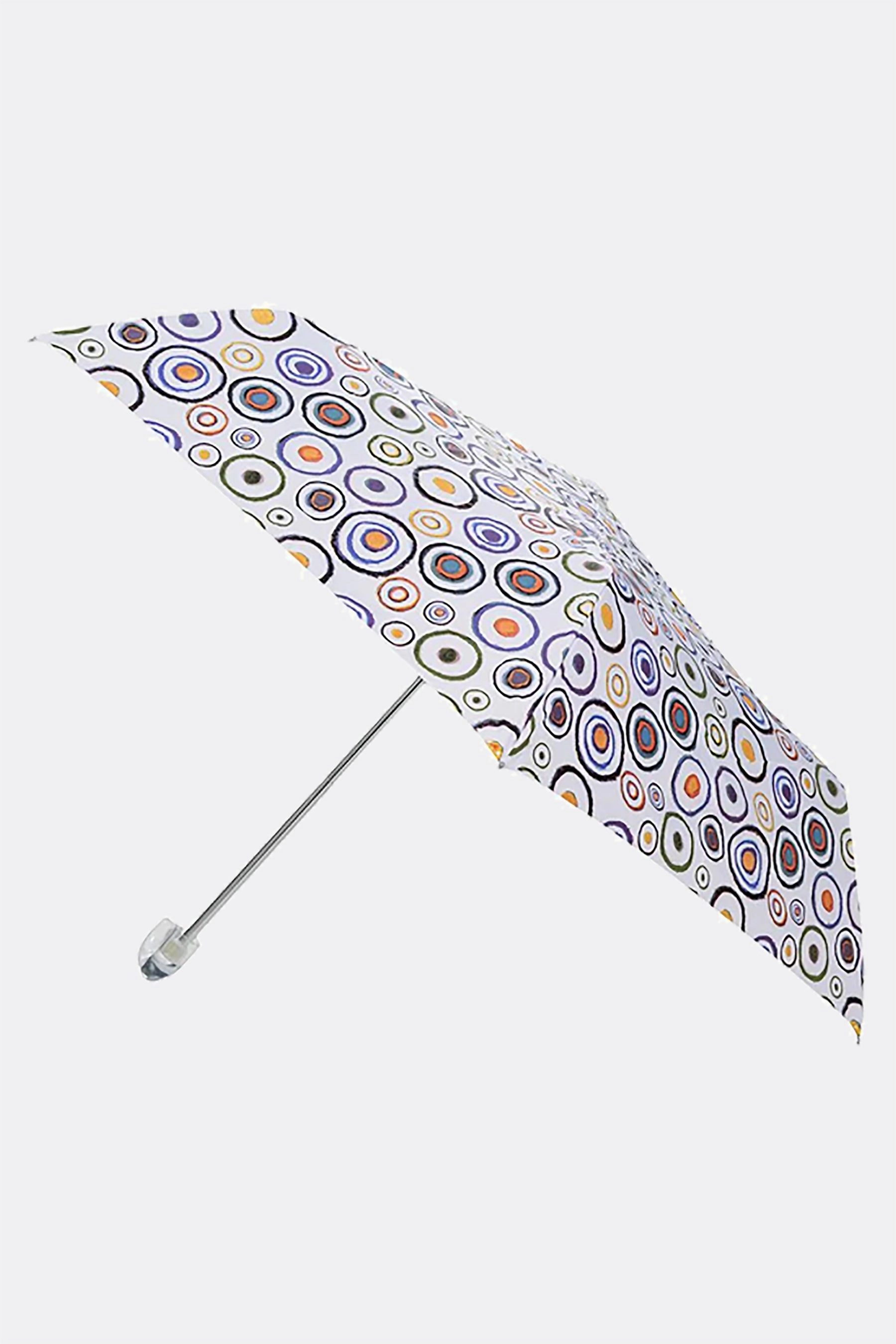 pocket umbrella in nylon with bubble print