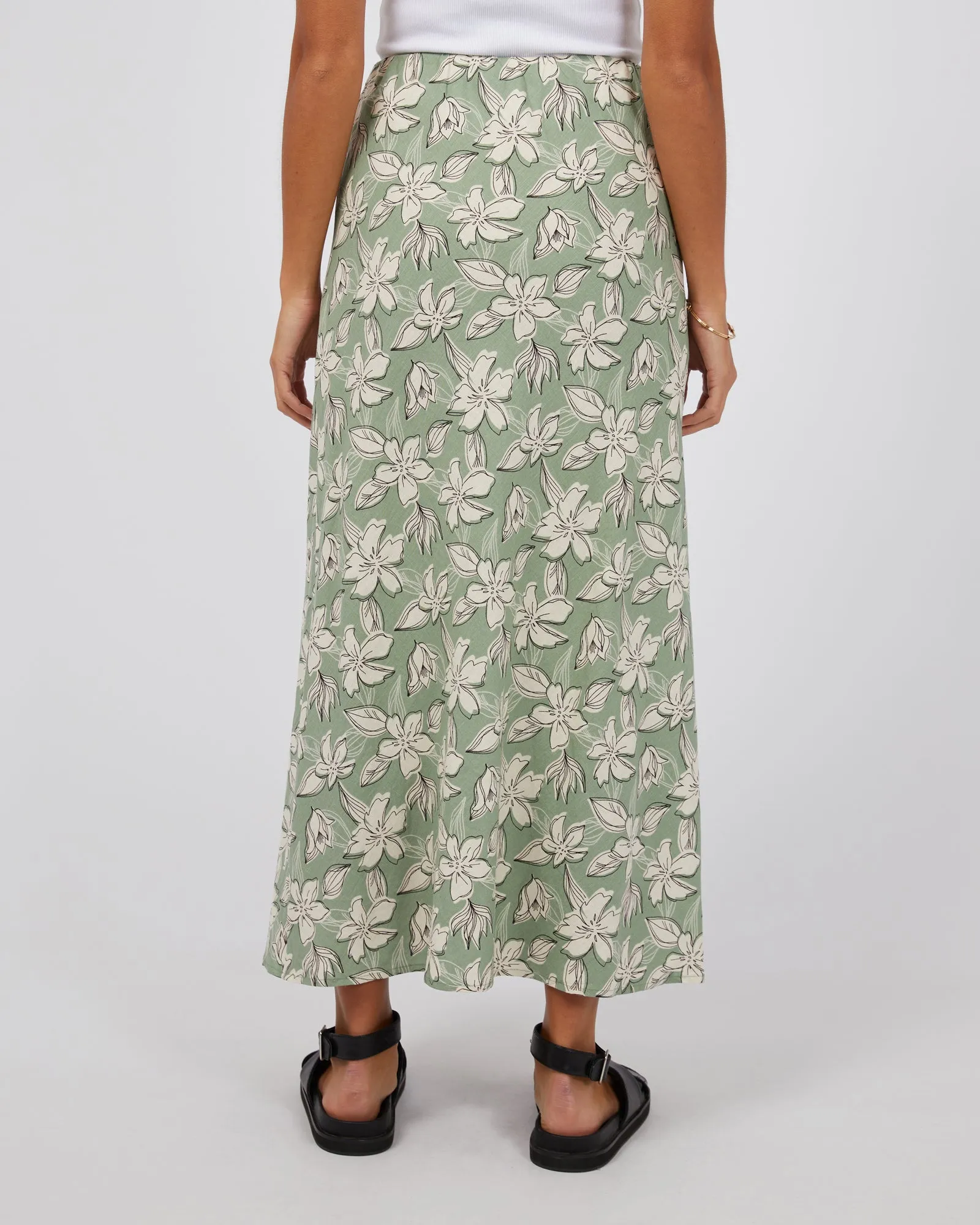 Silent Theory Eden Maxi Skirt Sage